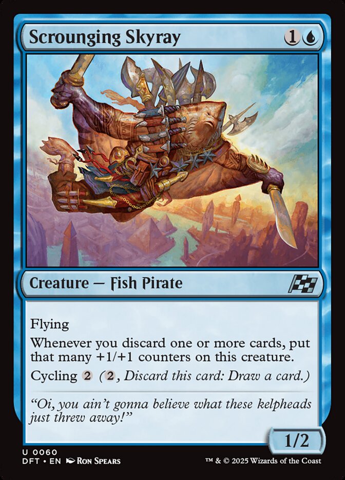 Scrounging Skyray: Aetherdrift