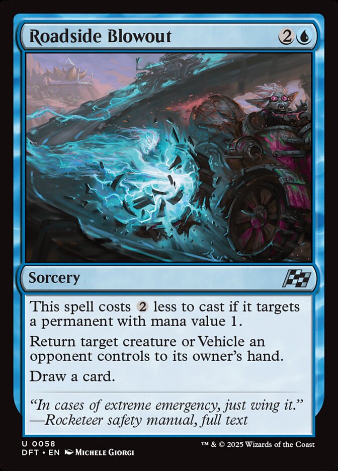 Roadside Blowout - (Foil): Aetherdrift