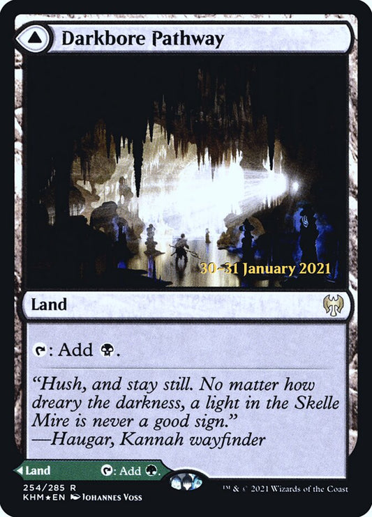 Darkbore Pathway // Slitherbore Pathway (Prerelease) (Kaldheim) - (Foil): Kaldheim Promos