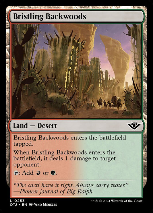 Bristling Backwoods - (Foil): Outlaws of Thunder Junction