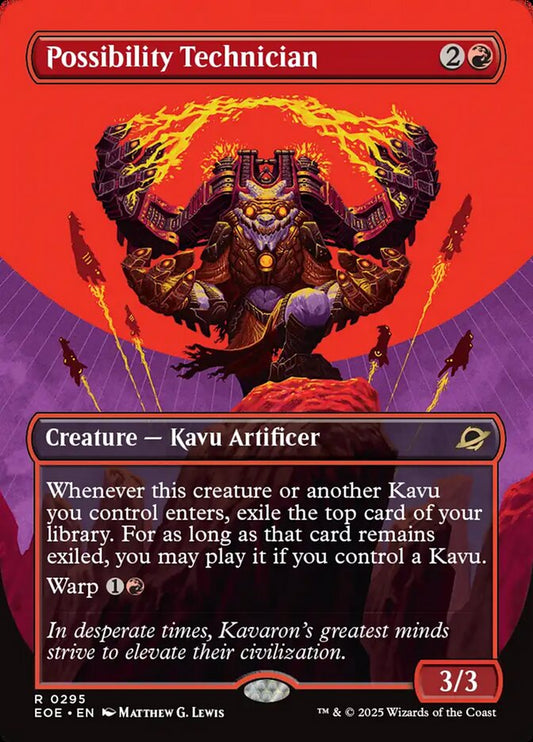 Possibility Technician (Borderless) - (Foil): Edge of Eternities