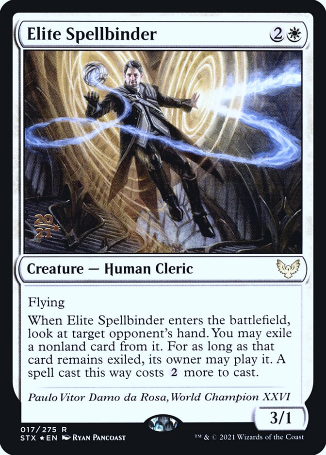 Elite Spellbinder - (Foil): Strixhaven: School of Mages Promos