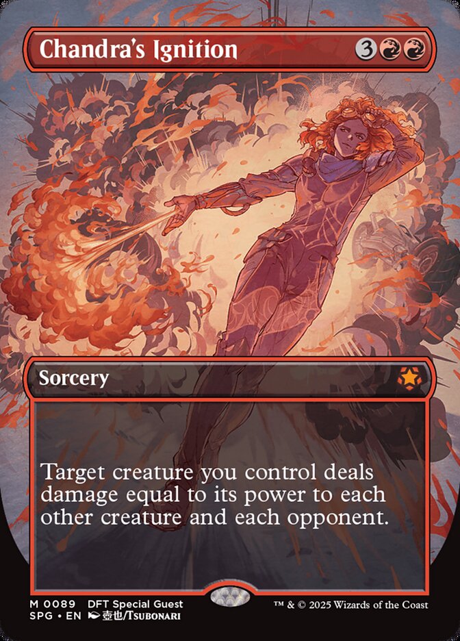 Chandra's Ignition (Borderless) - (Foil): Special Guests
