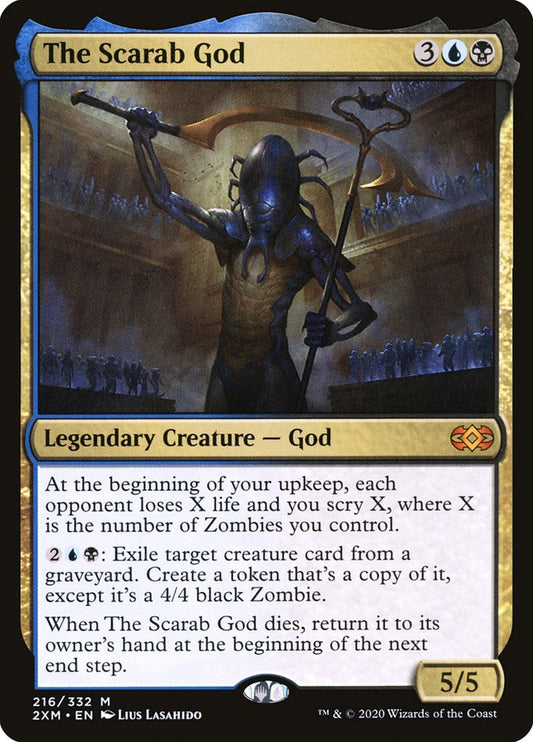 The Scarab God - (Foil): Double Masters