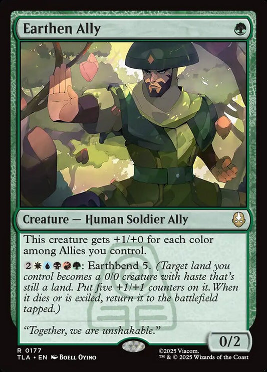 Earthen Ally - (Foil): Avatar: The Last Airbender