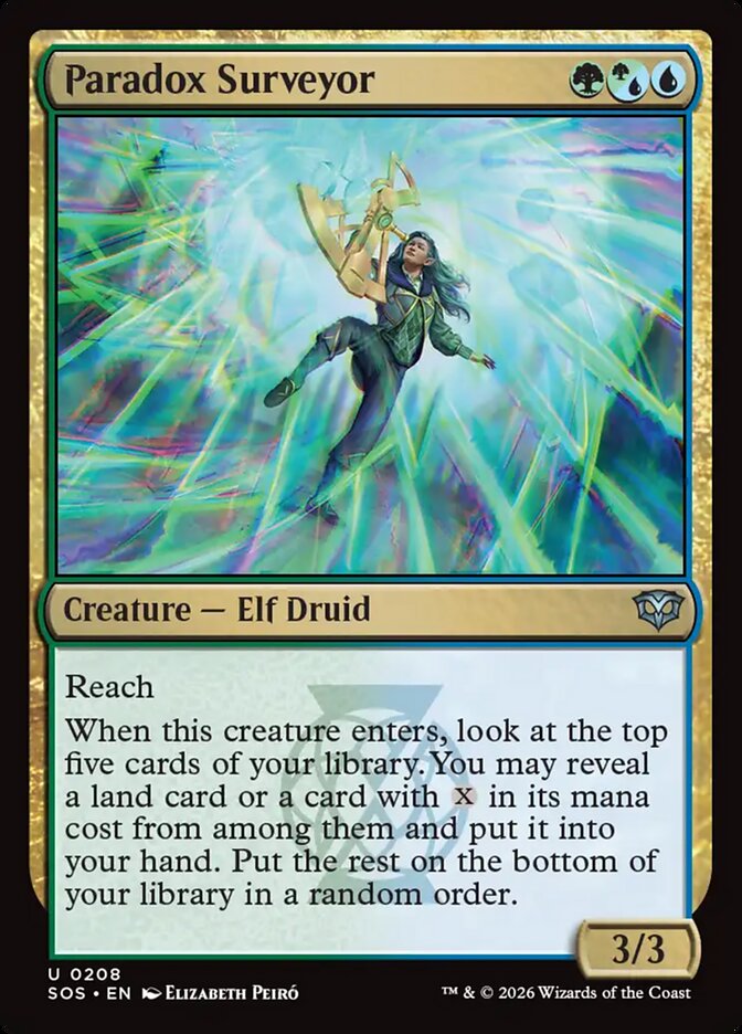 Paradox Surveyor - (Foil): Secrets of Strixhaven