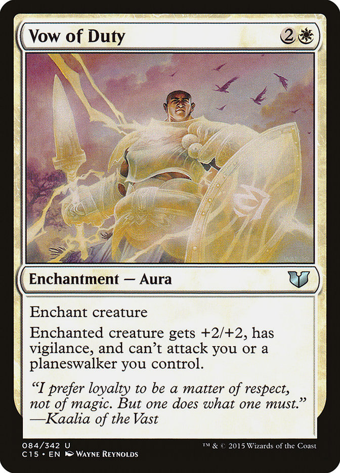 Vow of Duty: Commander 2015
