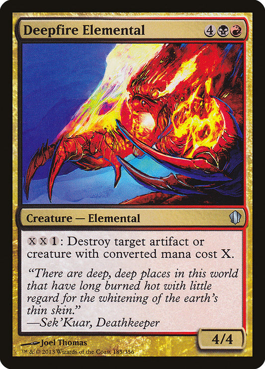 Deepfire Elemental: Commander 2013