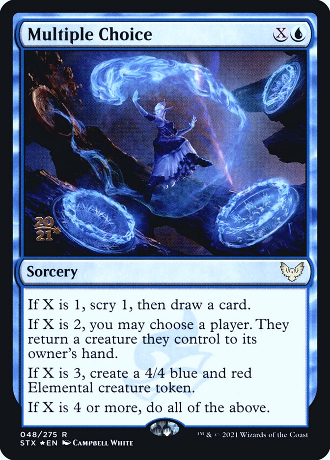 Multiple Choice - (Foil): Strixhaven: School of Mages Promos