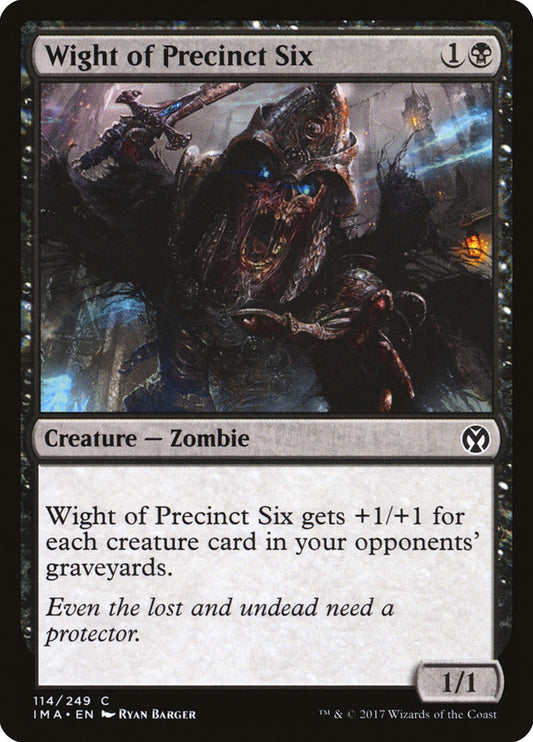 Wight of Precinct Six - (Foil): Iconic Masters