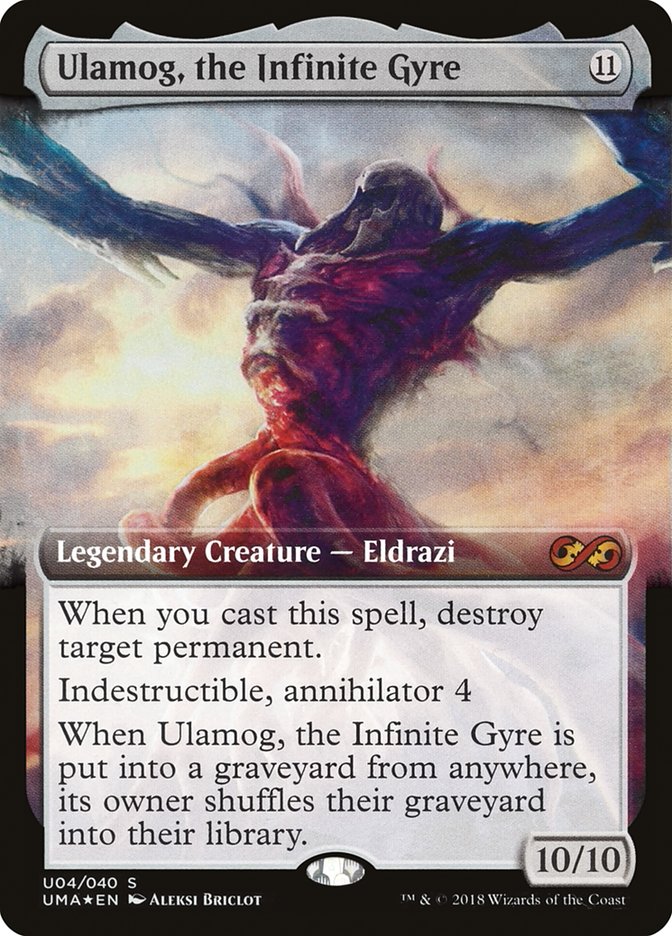 Ulamog, the Infinite Gyre - (Foil): Ultimate Box Topper