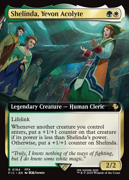 Shelinda, Yevon Acolyte (Extended Art): Final Fantasy Commander