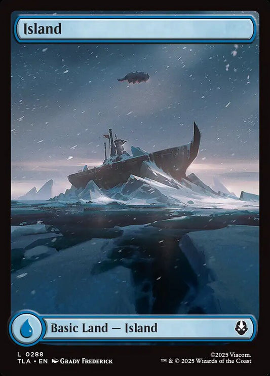Island (#288) (Full Art) - (Foil): Avatar: The Last Airbender