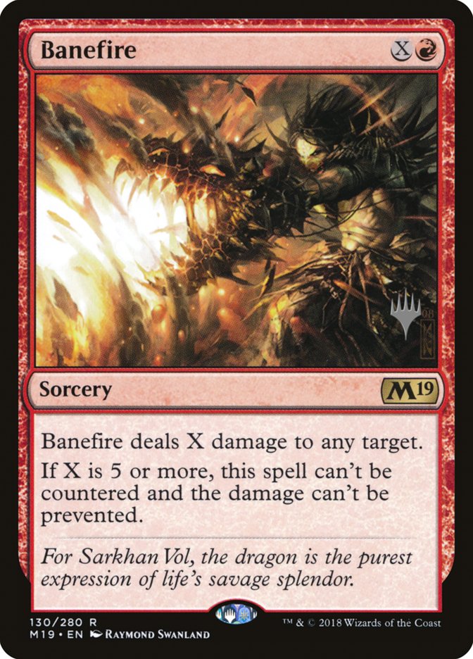 Banefire (Promo Pack) (Core Set 2019): Core Set 2019 Promos