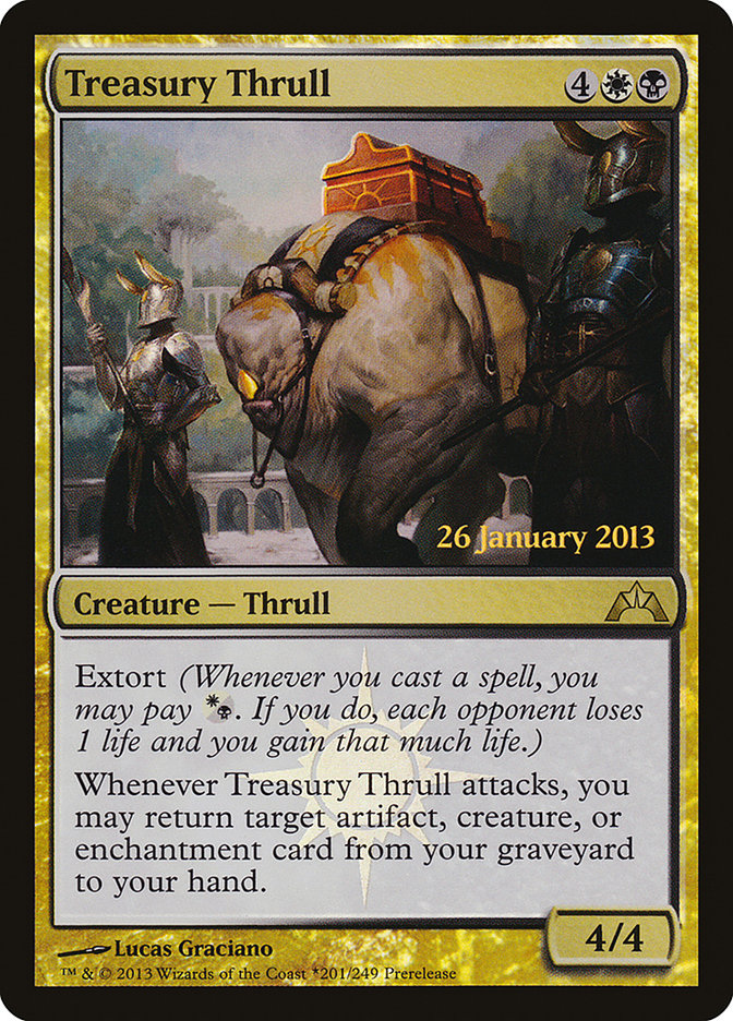 Treasury Thrull (Prerelease) (Gatecrash) - (Foil): Gatecrash Promos