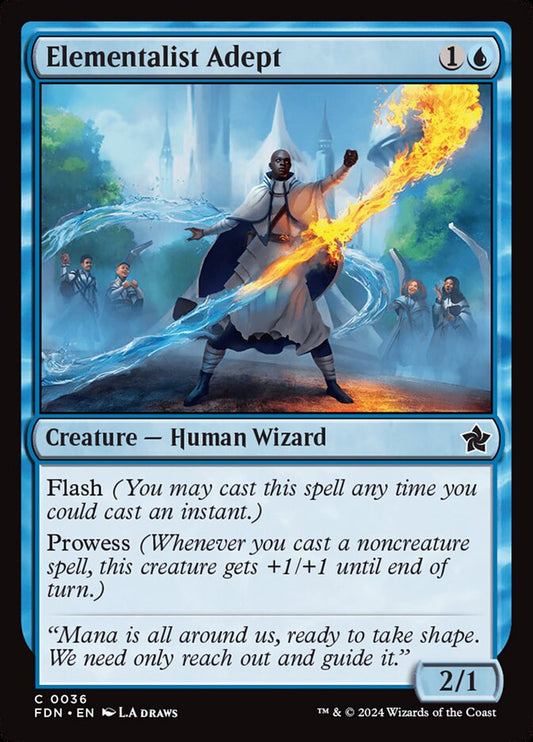 Elementalist Adept - (Foil): Foundations