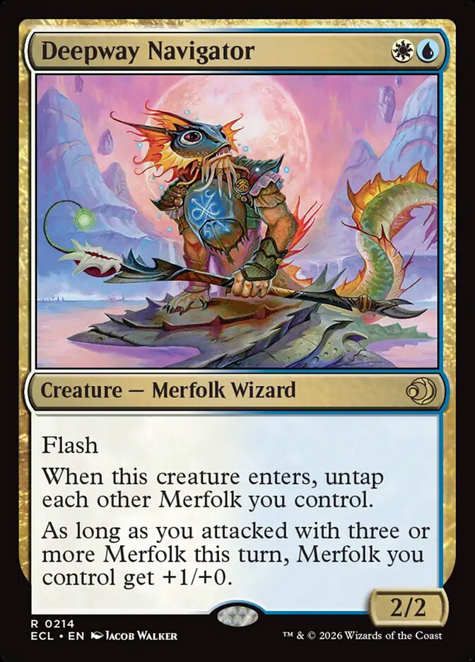 Deepway Navigator - (Foil): Lorwyn Eclipsed