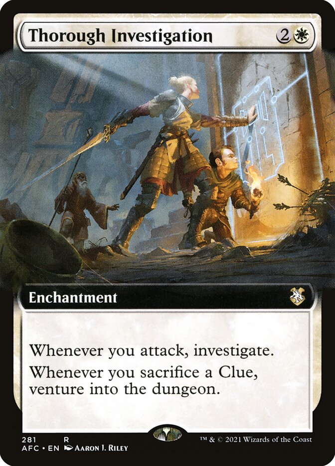 Thorough Investigation (Extended Art): Forgotten Realms Commander