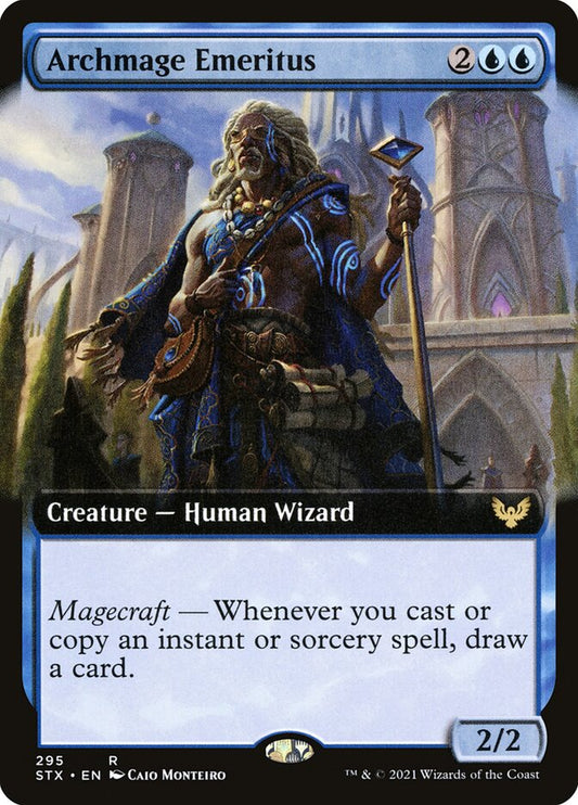 Archmage Emeritus (Extended Art): Strixhaven: School of Mages