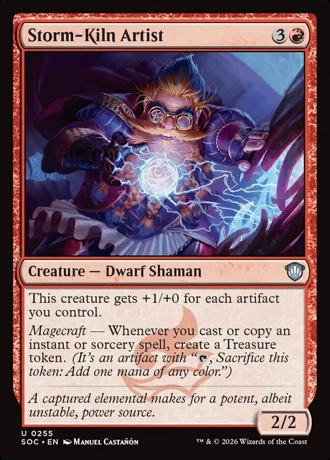 Storm-Kiln Artist: Secrets of Strixhaven Commander