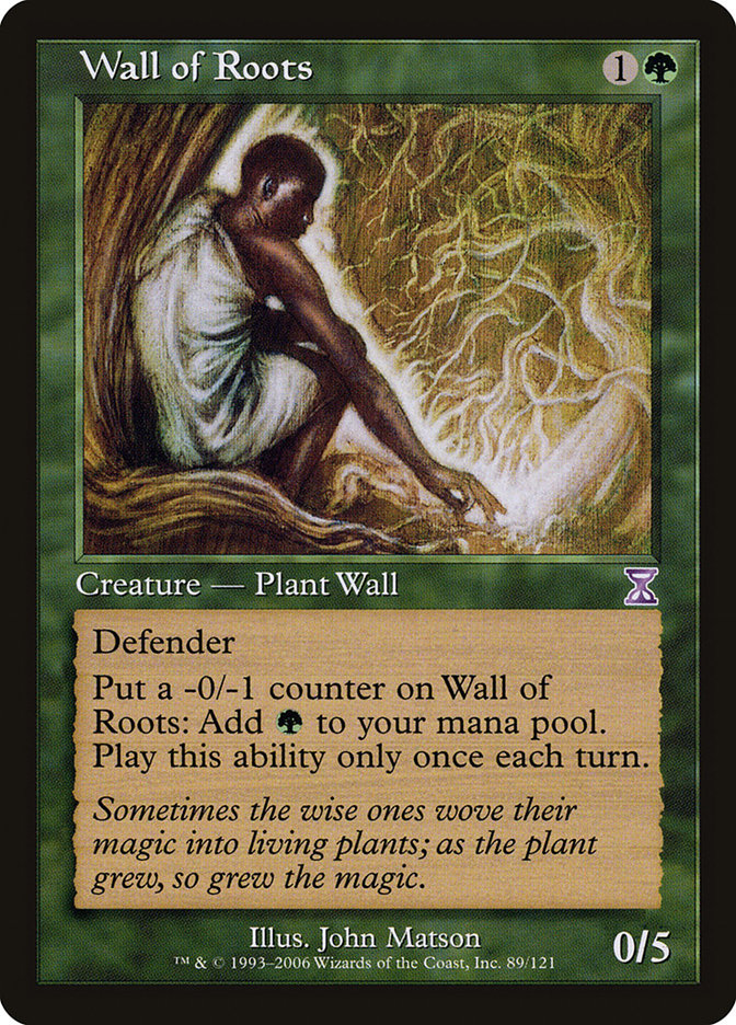 Wall of Roots - (Foil): Time Spiral Timeshifted