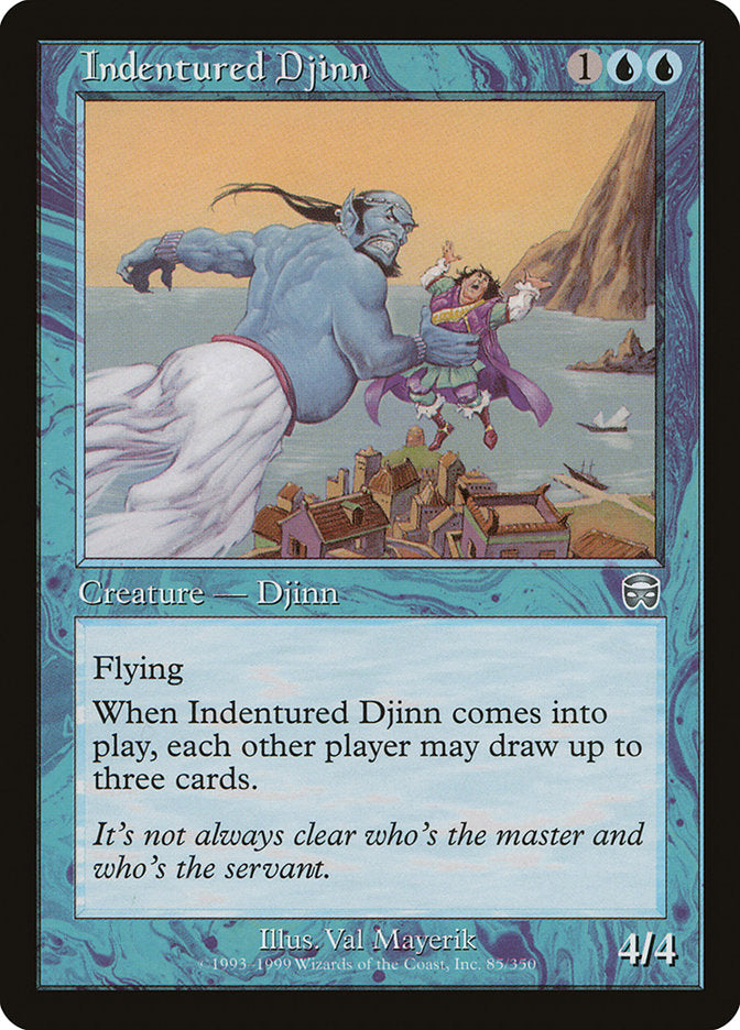 Indentured Djinn: Mercadian Masques