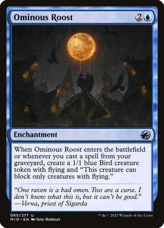 Ominous Roost - (Foil): Innistrad: Midnight Hunt