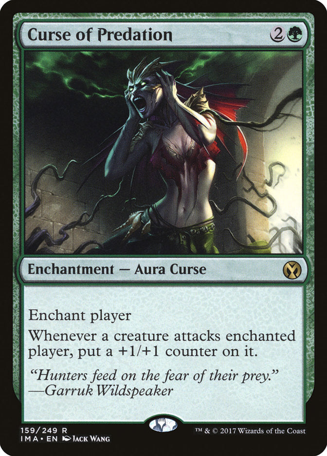 Curse of Predation - (Foil): Iconic Masters
