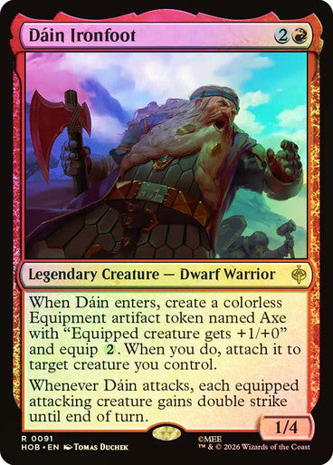 Dáin Ironfoot - (Foil): The Hobbit