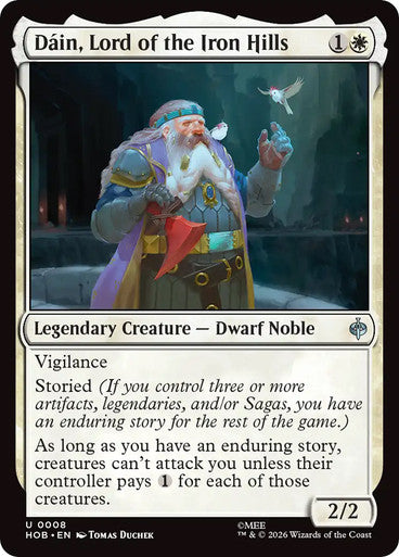 Dáin, Lord of the Iron Hills: The Hobbit