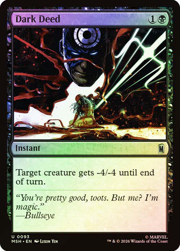 Dark Deed - (Foil): Marvel Super Heroes