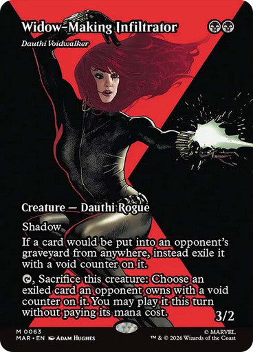 Dauthi Voidwalker (Borderless) (#063) (Widow-Making Infiltrator): Marvel Universe