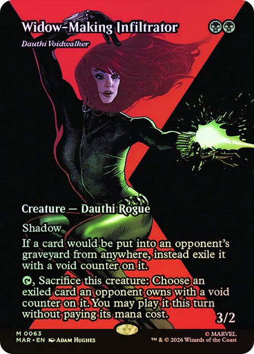 Dauthi Voidwalker (Borderless) (#063) (Widow-Making Infiltrator) - (Foil): Marvel Universe