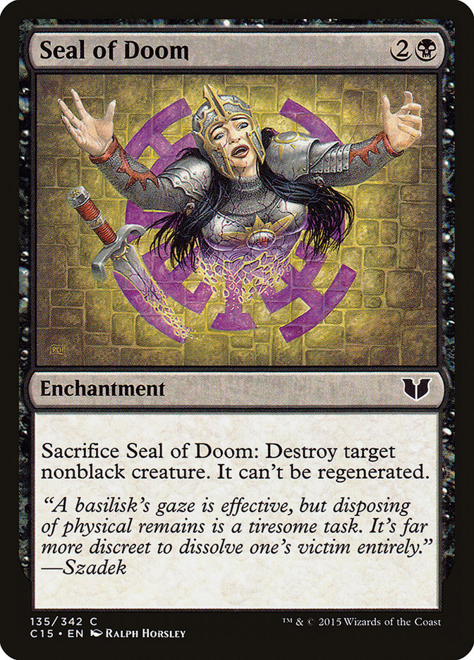 Seal of Doom: Commander 2015