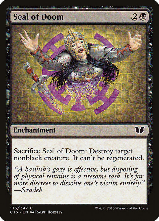 Seal of Doom: Commander 2015
