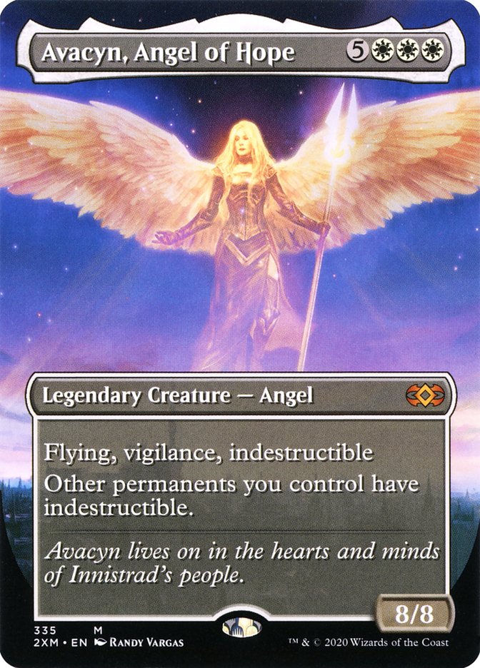 Avacyn, Angel of Hope (Borderless) - (Foil): Double Masters