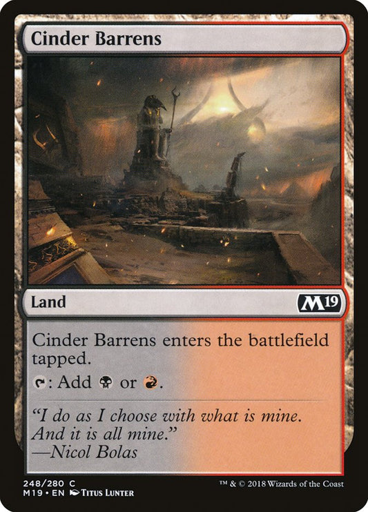 Cinder Barrens: Core Set 2019