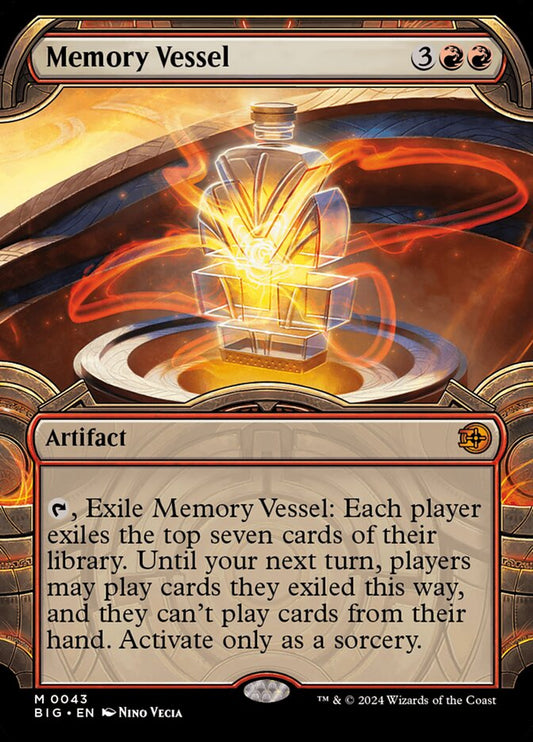 Memory Vessel (#043) (Showcase) - (Foil): The Big Score