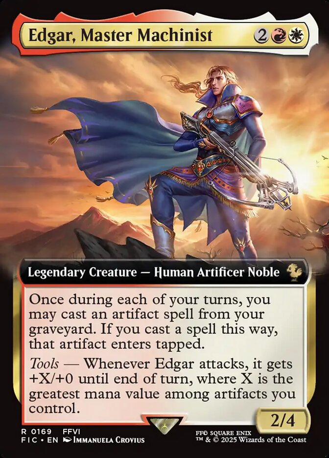 Edgar, Master Machinist (Extended Art): Final Fantasy Commander