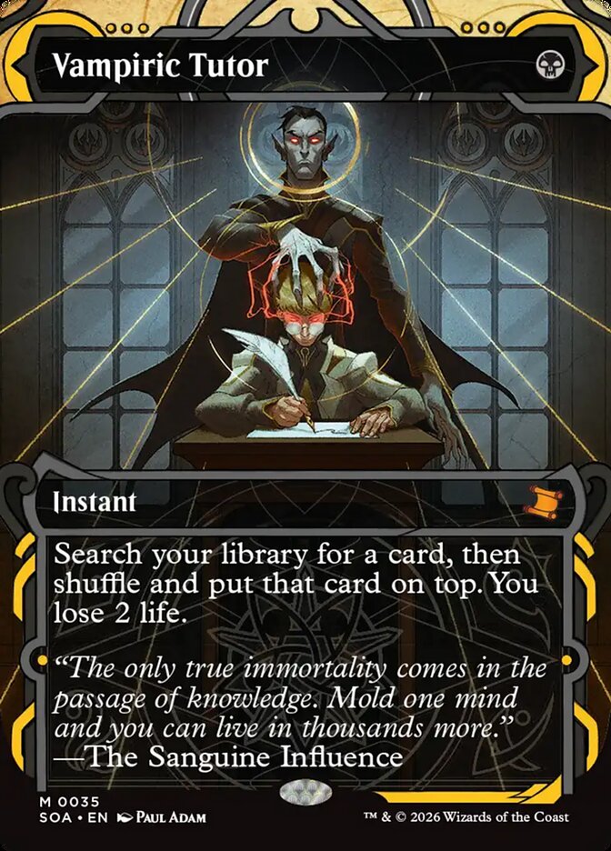 Vampiric Tutor: Secrets of Strixhaven Mystical Archive