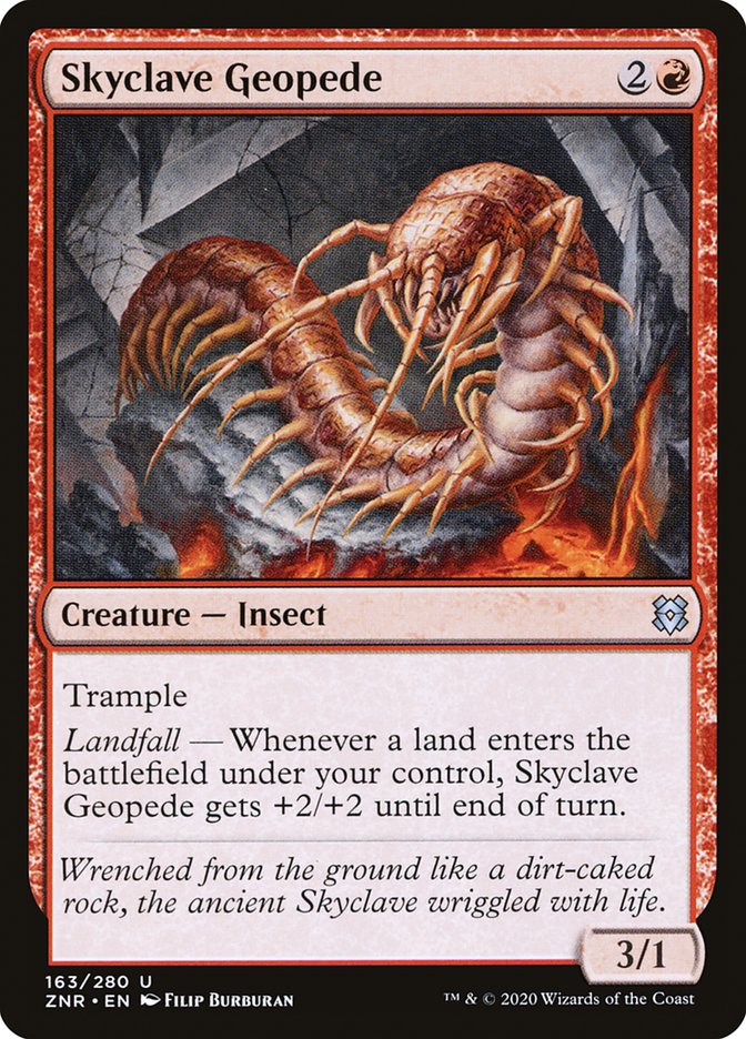 Skyclave Geopede: Zendikar Rising