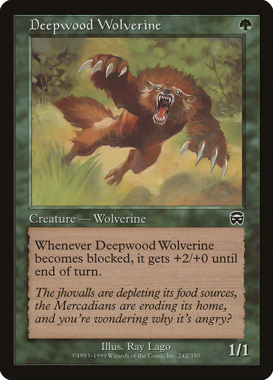Deepwood Wolverine: Mercadian Masques
