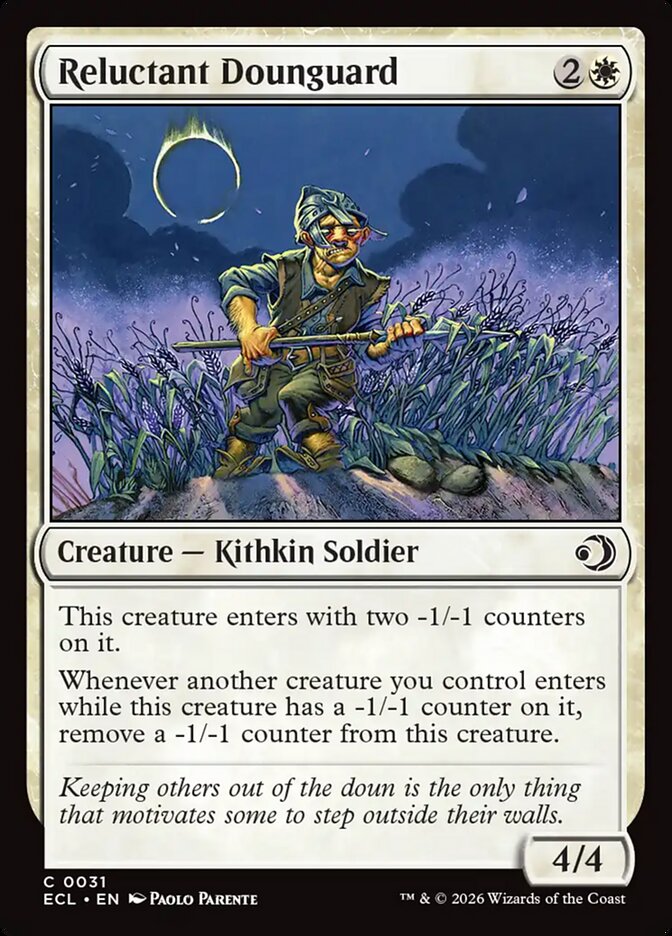 Reluctant Dounguard: Lorwyn Eclipsed