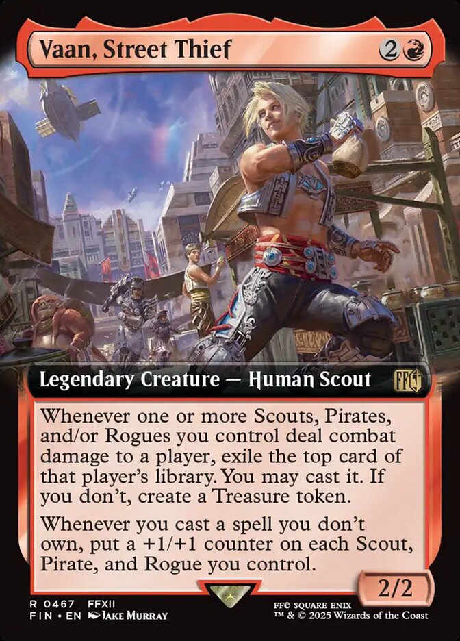 Vaan, Street Thief (Extended Art) - (Foil): Final Fantasy