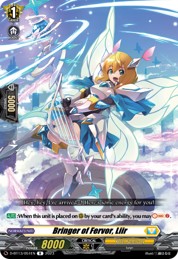 Bringer of Fervor, Liir: D Booster Set 13: Flight of Chakrabarthi