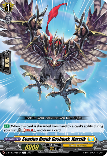 Soaring Break Goshawk, Harviik: D Booster Set 13: Flight of Chakrabarthi