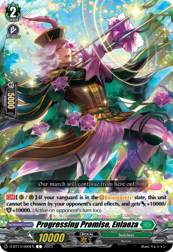 Progressing Promise, Enlaeza: D Booster Set 13: Flight of Chakrabarthi
