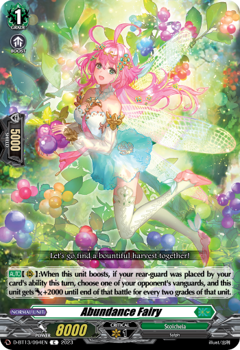 Abundance Fairy: D Booster Set 13: Flight of Chakrabarthi