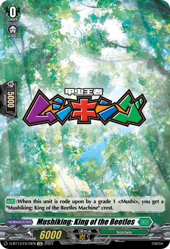 Mushiking: King of the Beetles: D Booster Set 13: Flight of Chakrabarthi