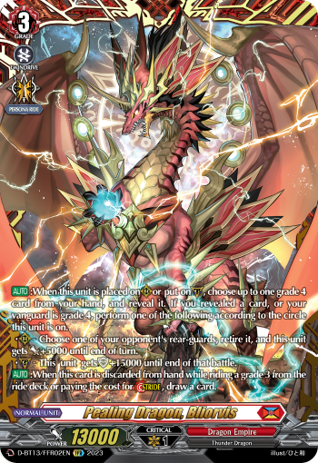 Pealing Dragon, Bliorvis: D Booster Set 13: Flight of Chakrabarthi